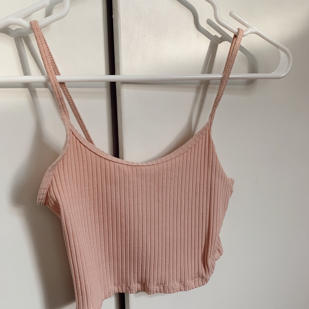 Wilfred Pink Ribbed Tank Top